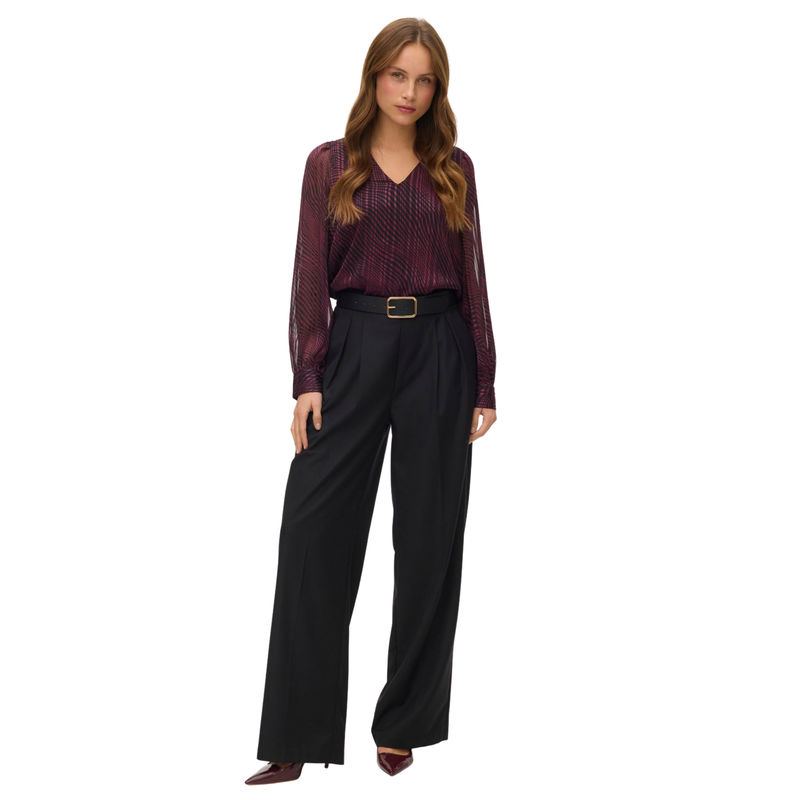 Ženska košulja Vero Moda Gebra gedna v-neck top