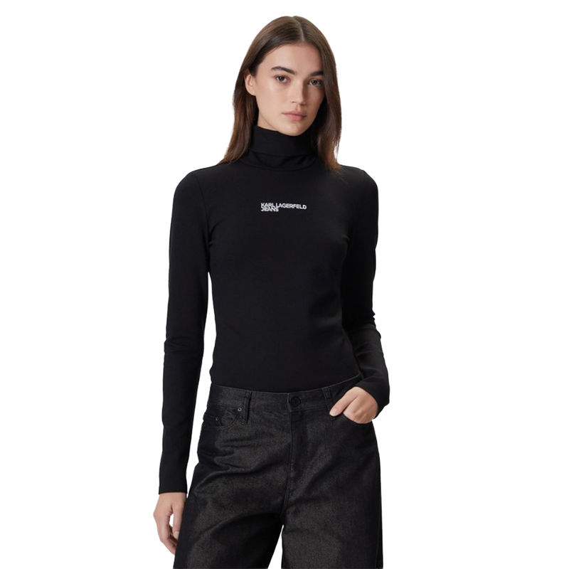 Ženska rolka KLJ Fitted roll neck top