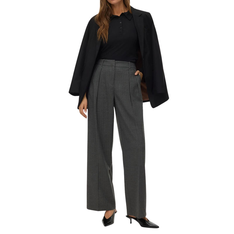 Ženske pantalone Vero Moda Haya wide pleat pant