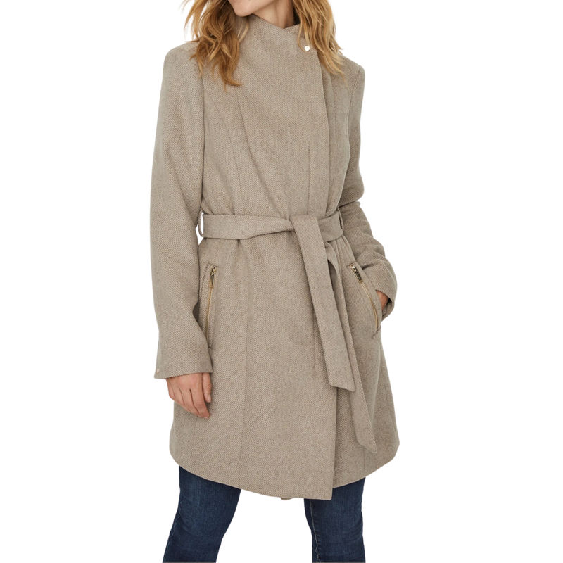Ženski kaput Vero Moda Twodope belt 3/4 jacket