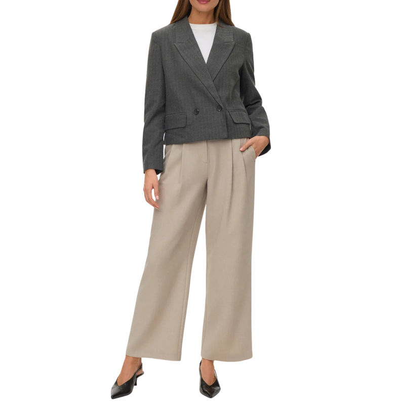 Ženski sako Vero Moda Haya short herringbone blazer