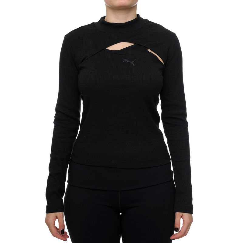 Ženski duks Puma Dare to midnight motion cutout tee ls