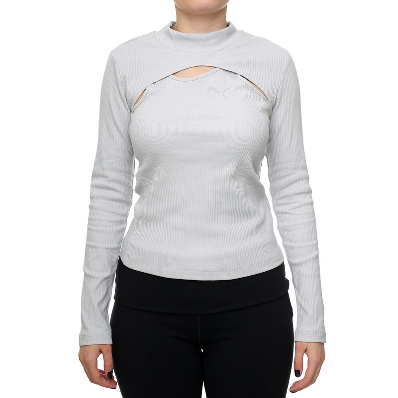 Ženski duks Puma Dare to midnight motion cutout tee ls