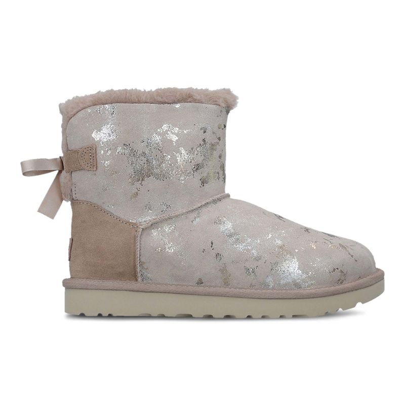 Ženske čizme UGG MINI BAILEY BOW GOLD WASH