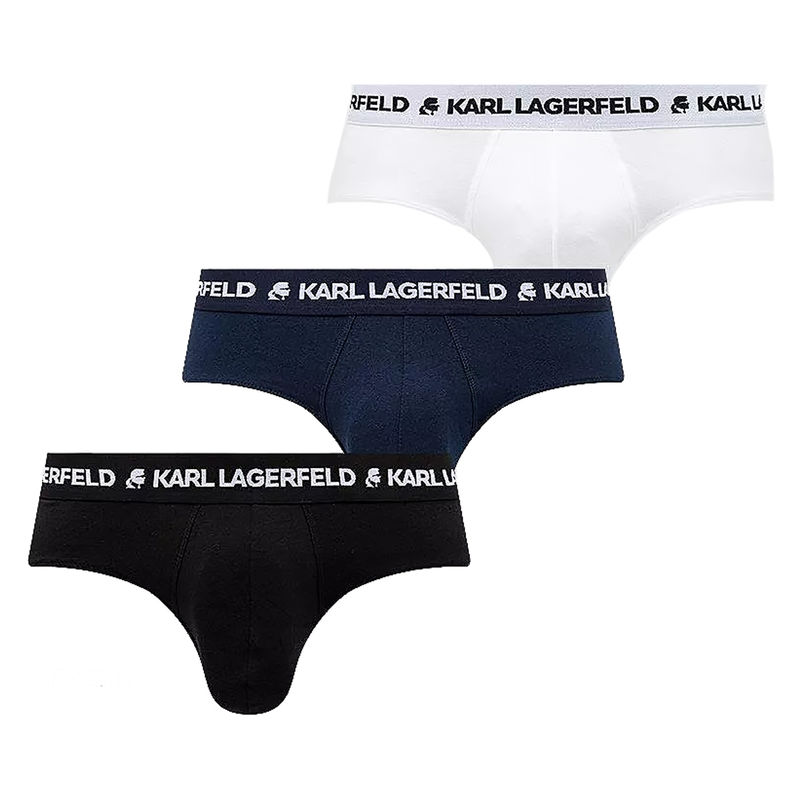 Muški veš Karl Lagerfeld Logo Briefs Set (Pack Of 3)