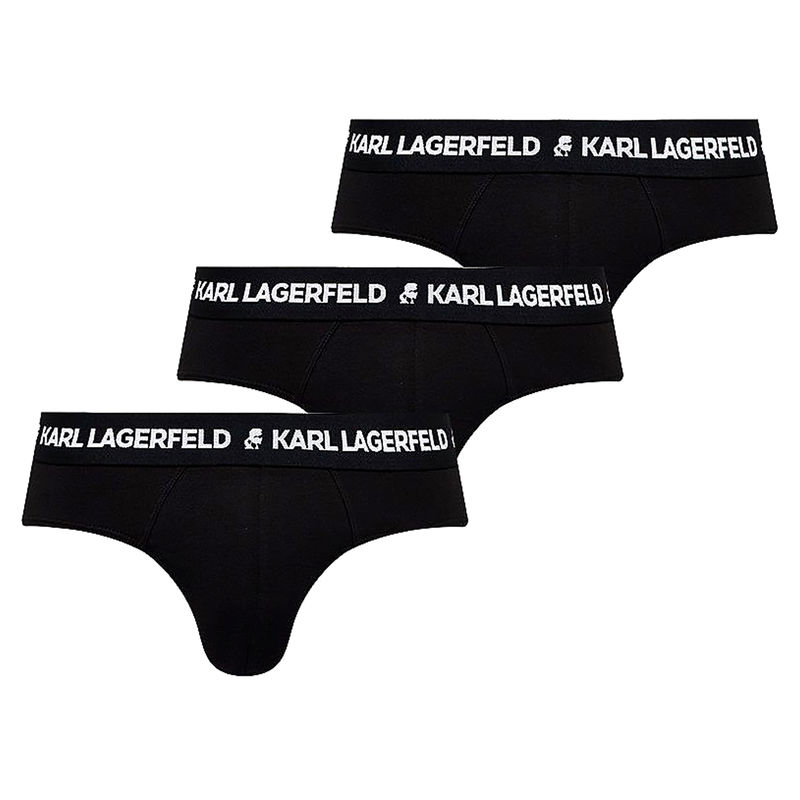 Muški veš Karl Lagerfeld Logo Briefs Set (Pack Of 3)