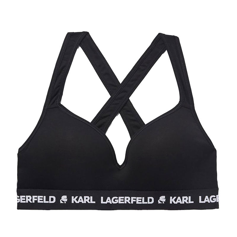 Ženski top Karl Lagerfeld Padded Logo Bra