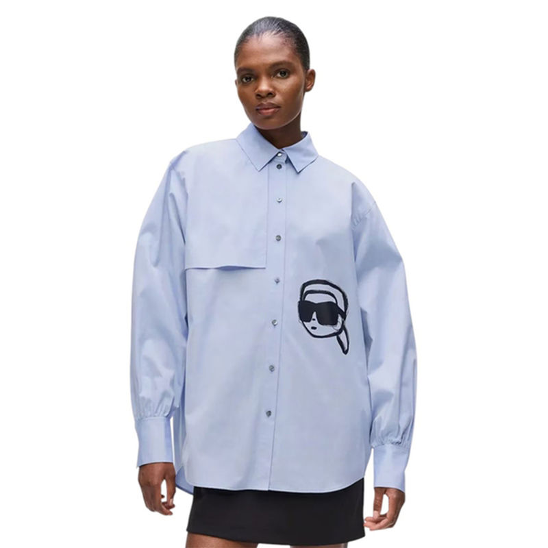 Ženska košulja Karl Lagerfeld Ikon karl print shirt
