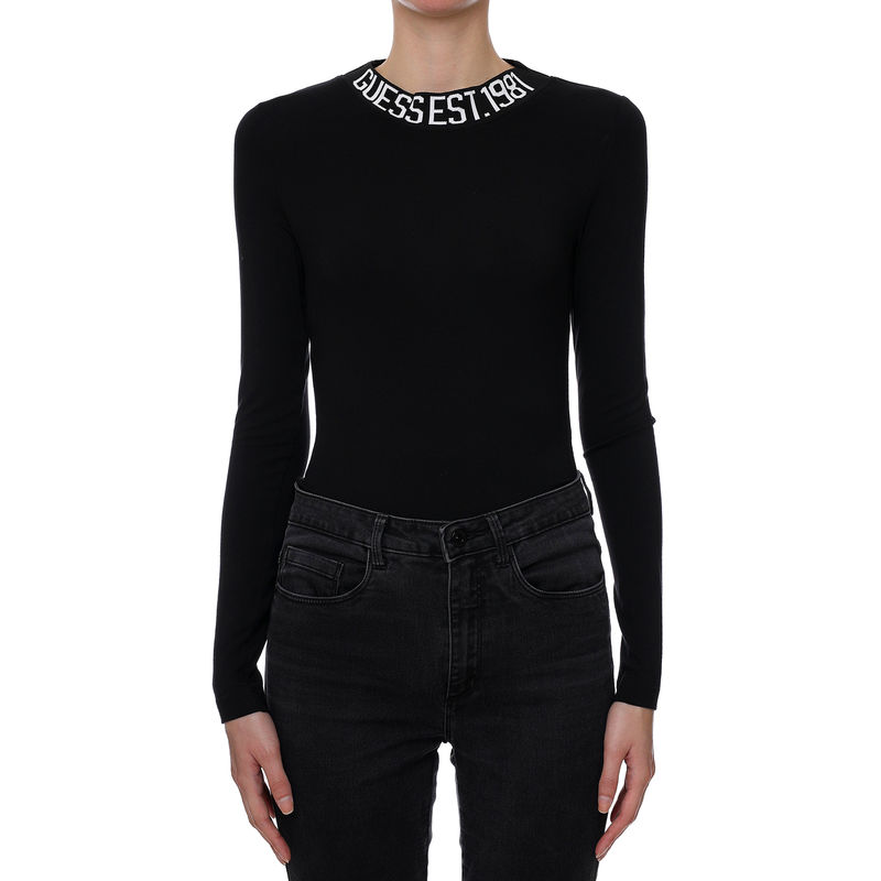 Ženska majica GUESS JEANS LS CHANEL BODYSUIT