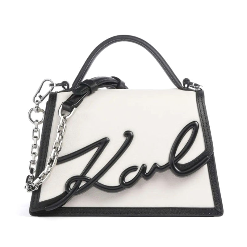 Ženska torba Karl Lagerfeld K/signature 2.0 sp sm cb bl/wh