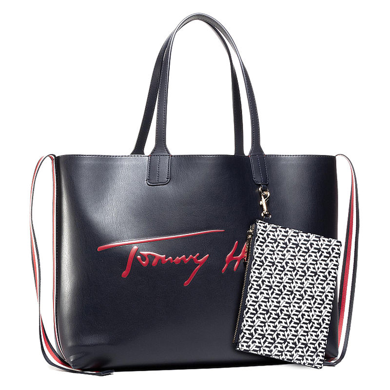 Ženska torba Tommy Hilfiger-ICONIC TOMMY TOTE SIGNATURE