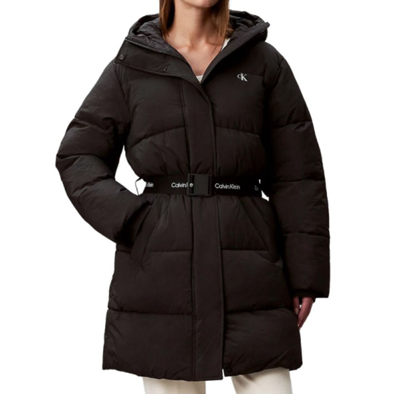 Ženska zimska jakna Calvin Klein Belted midweight long puffer