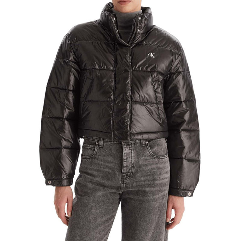 Ženska zimska jakna Calvin Klein Shine crop puffer jacket