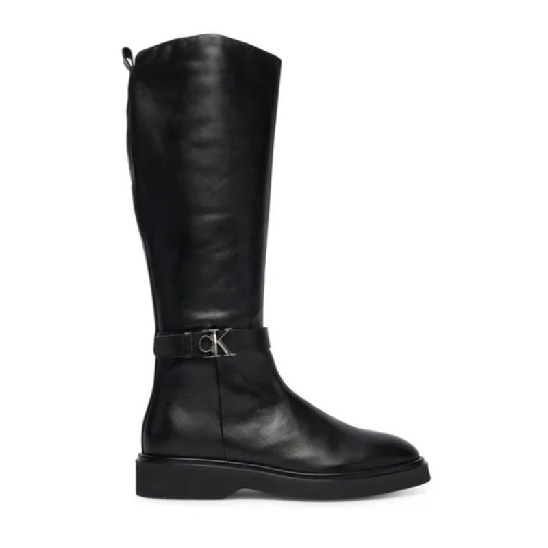 Ženske čizme Calvin Klein Knee boot w/ metal logo