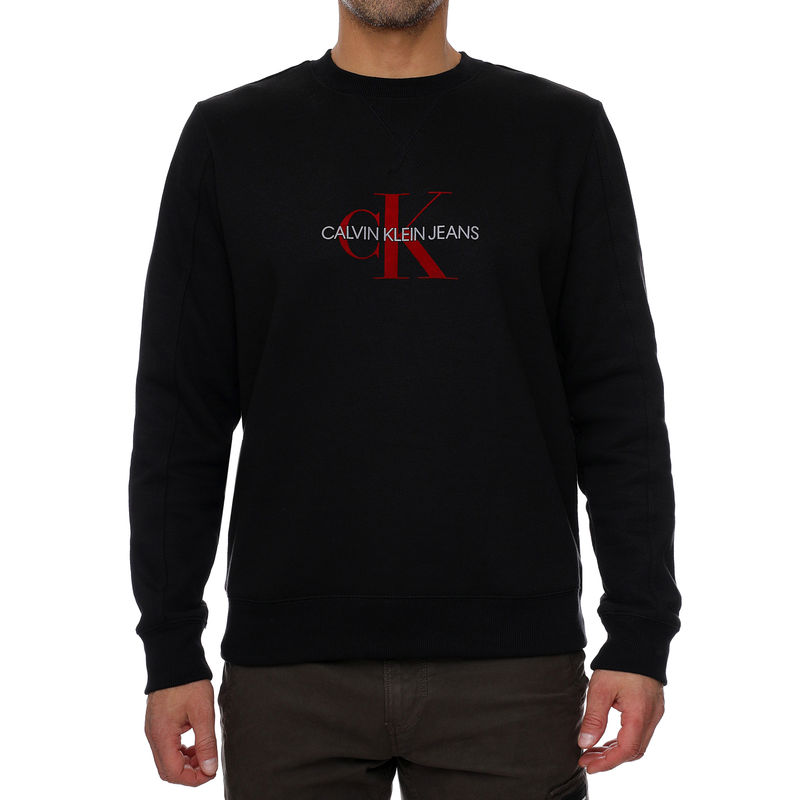 Muški duks Calvin Klein ARCHIVAL MONOGRAM FLOCK CN