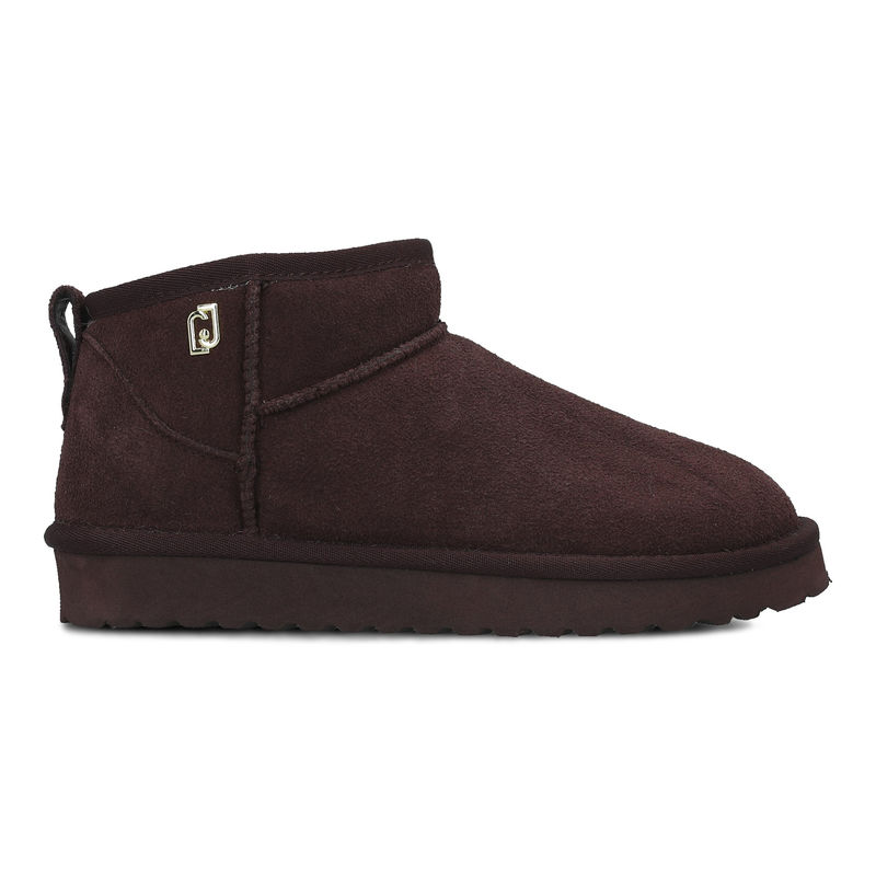 Ženske čizme Liu Jo Jil 01 - ankle boot cow suede amarone