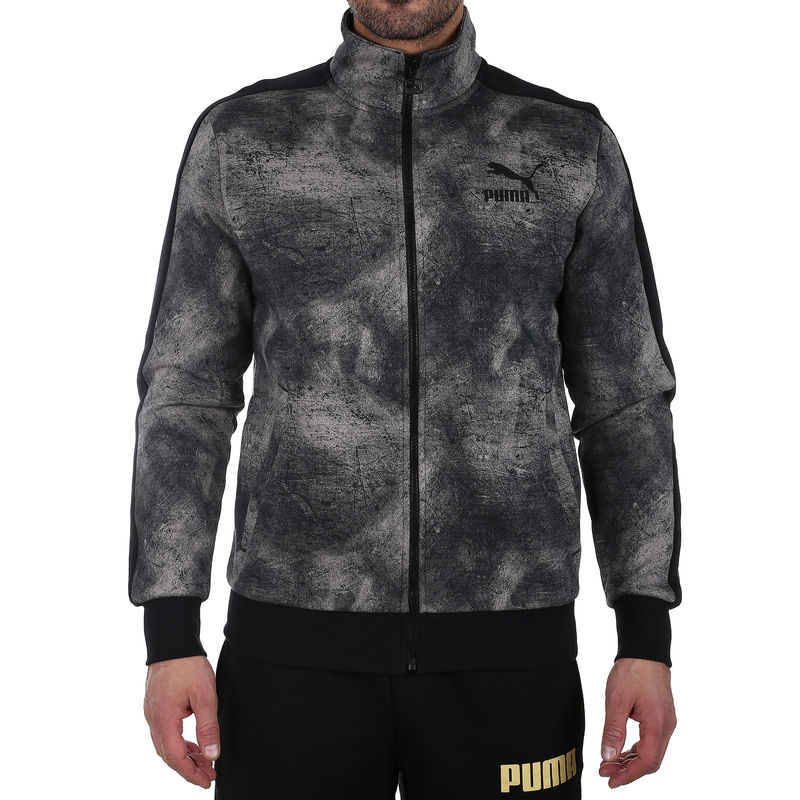 Muški duks PUMA Classics T7 Jacket AOP Dk