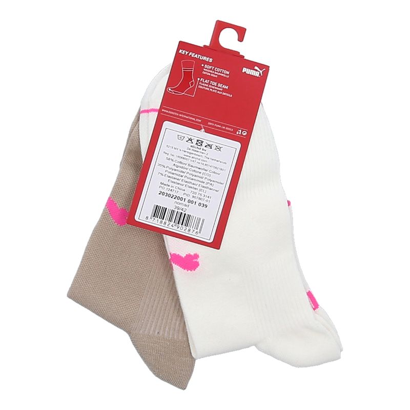 Ženske čarape PUMA WOMEN RIB SHORT SOCK 2P