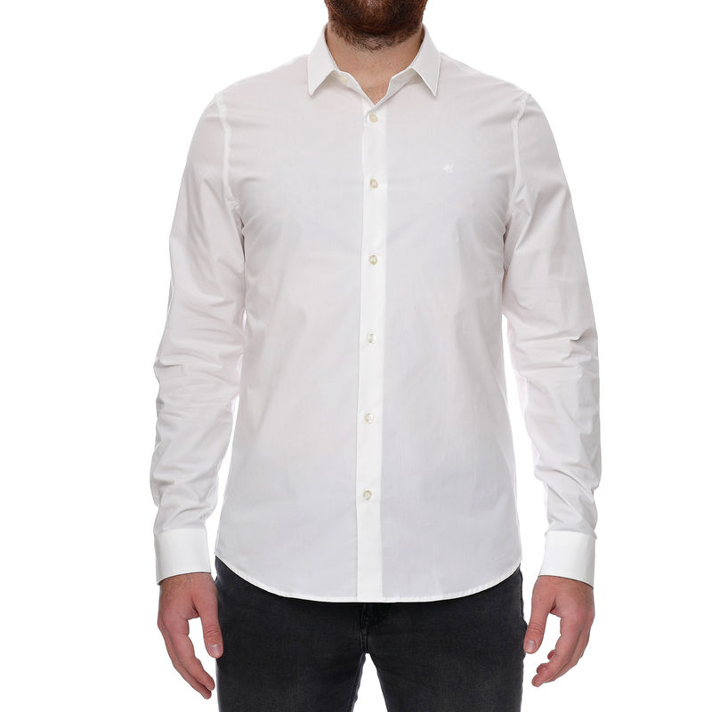 Muška košulja Calvin Klein CK CHEST LOGO SLIM STRETCH SHIRT