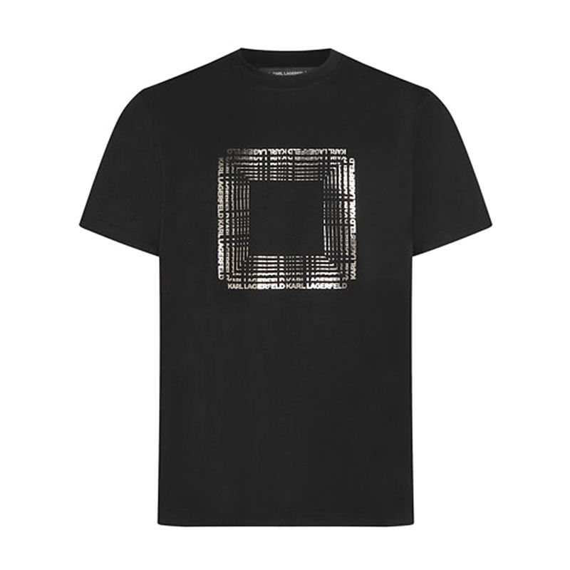 Muška majica Karl Lagerfeld Square ombre logo t-shirt