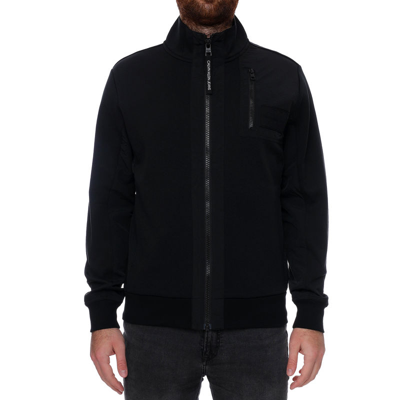 Muški duks CALVIN KLEIN MIXED MEDIA ZIP THROUGH
