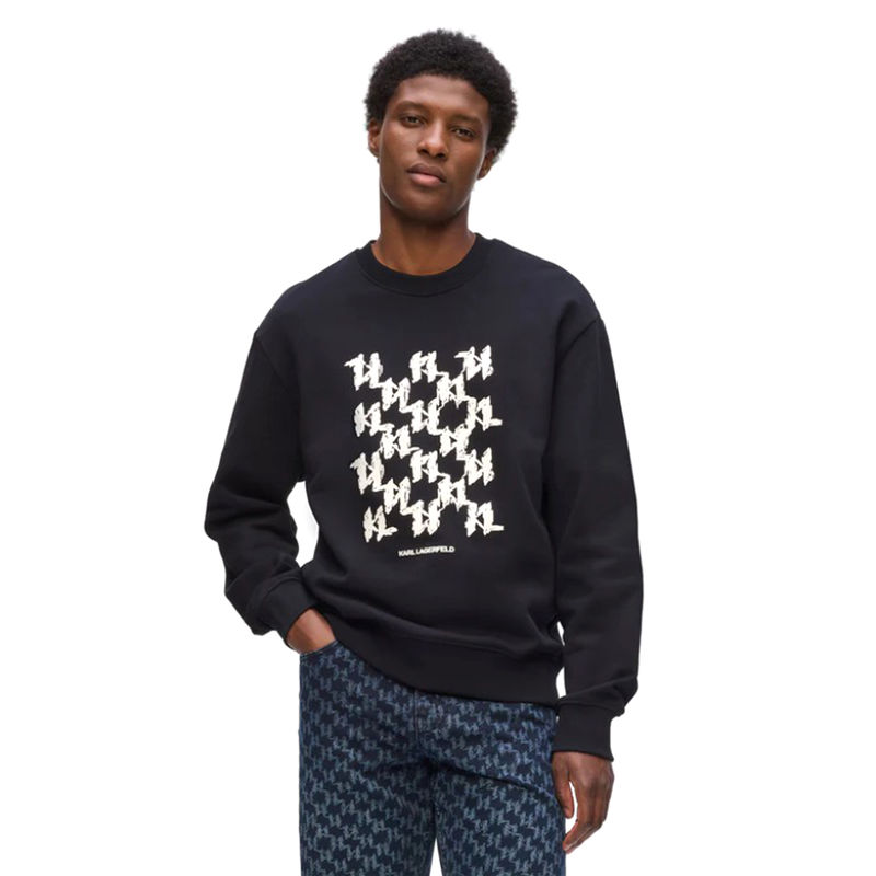Muški duks Karl Lagerfeld Monogram box sweatshirt