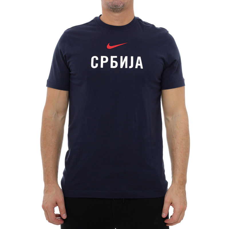 Muška majica Nike S m nk tm ss cotton tee-obsidian