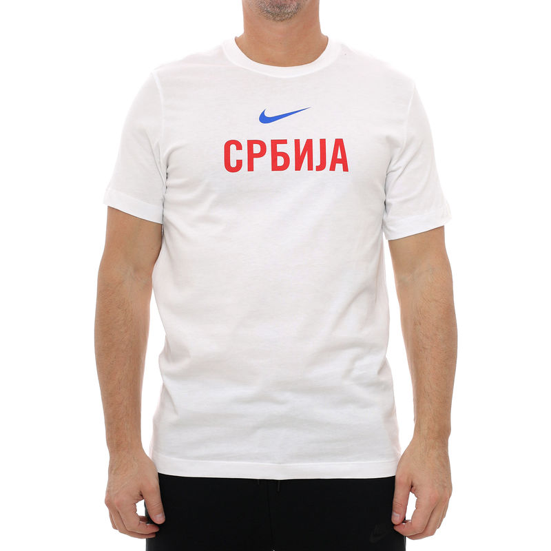 Muška majica Nike S m nk tm ss cotton tee-white