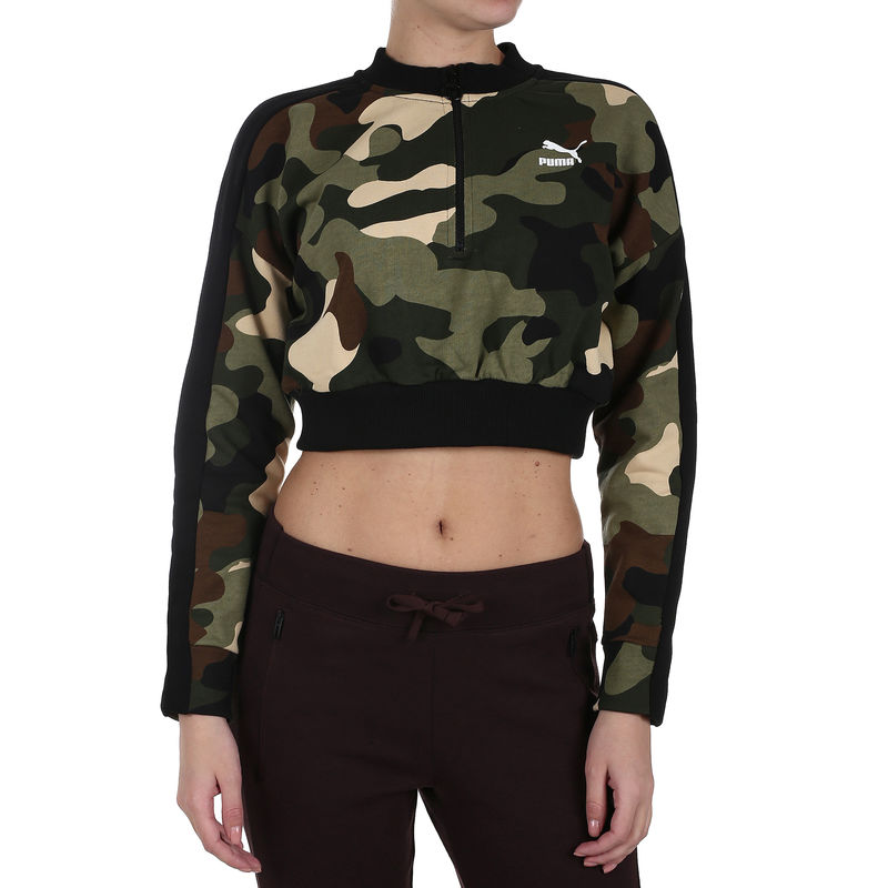 Ženski duks Puma Wild Pack T7 Cropped Crew TR