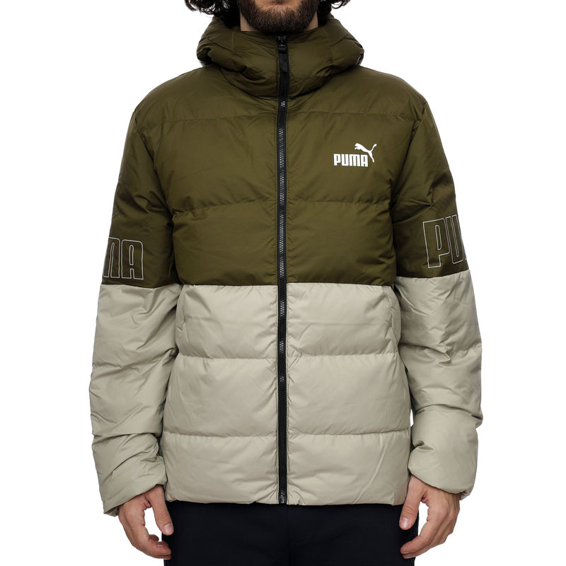 Muška jakna Puma Power Hooded Down Puffer