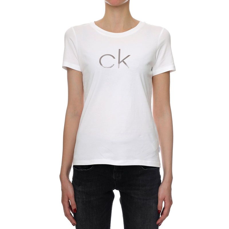 Ženska majica Calvin Klein EMBOSSED SHINE CK T-SHIRT