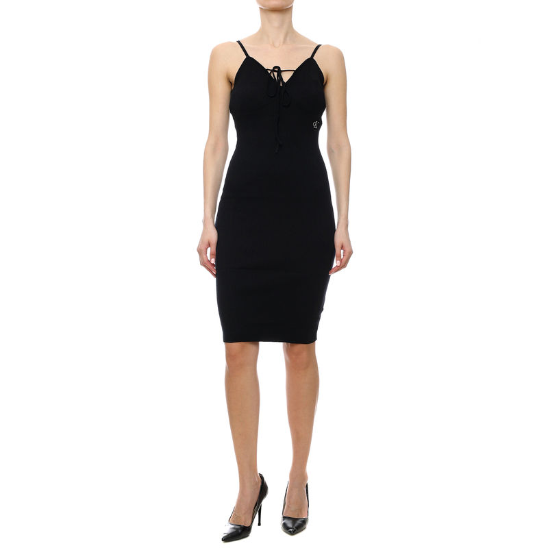 Ženska haljina Calvin Klein Tie Knitted dress