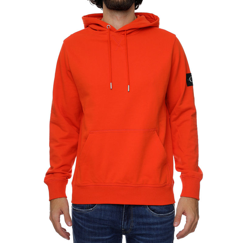 Muški duks Calvin Klein Monologo Sleeve Badge Hoodie
