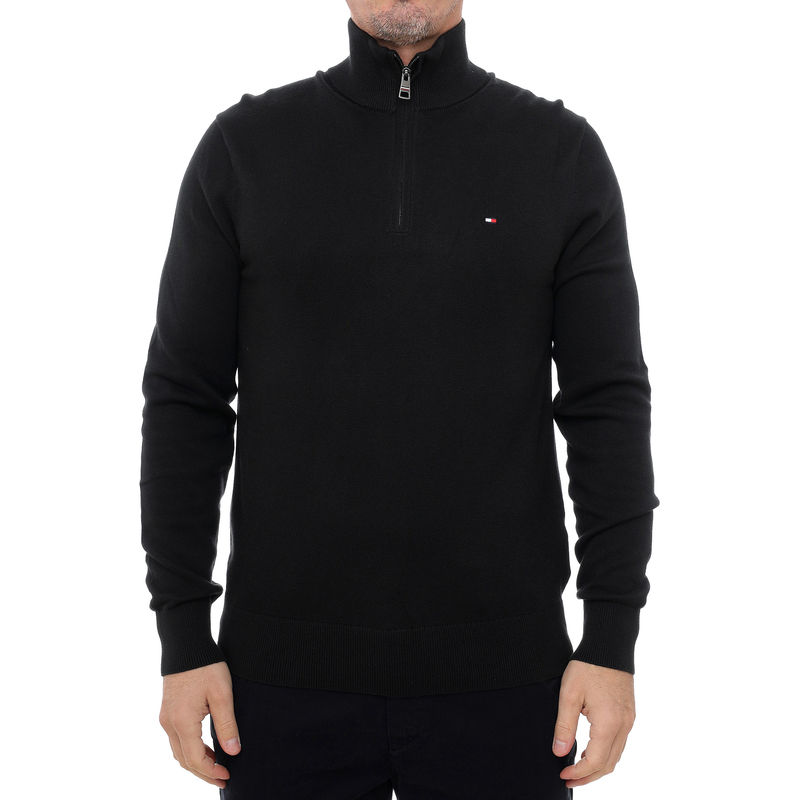 Muški džemper Tommy Hilfiger Pima org ctn cashmere zip mock