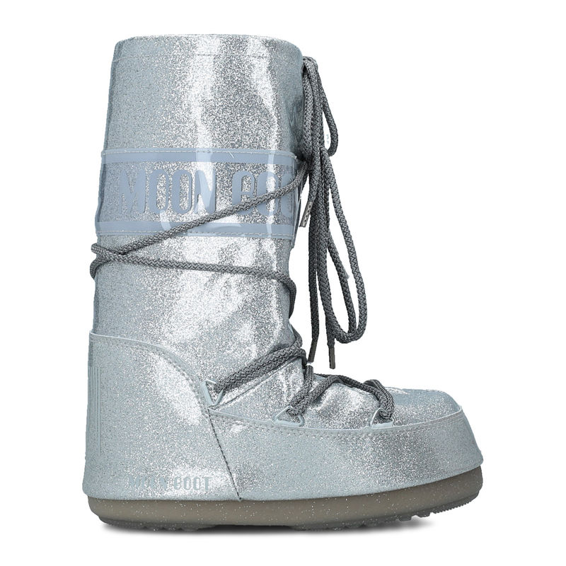 Ženske čizme Moon Boot Icon Glitter Silver