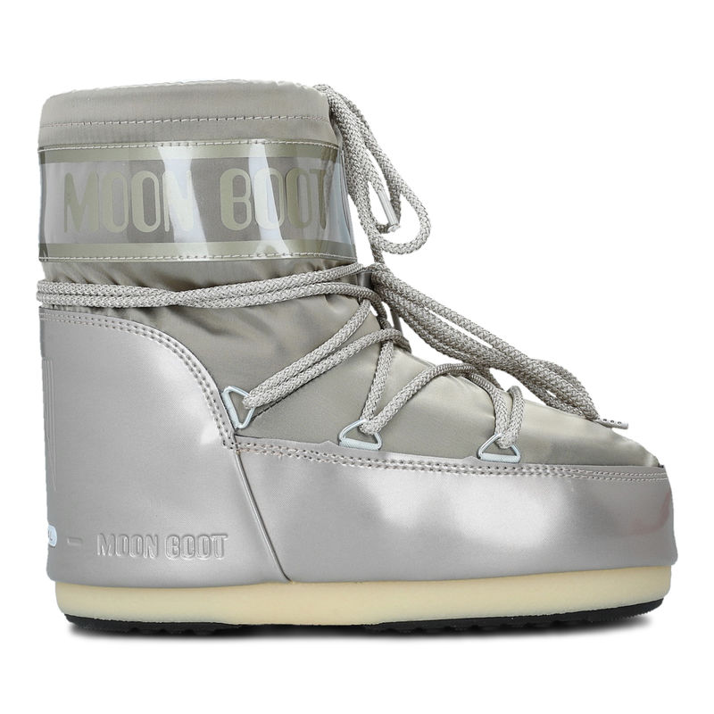 Ženske čizme Moon Boot Icon low glance platinum