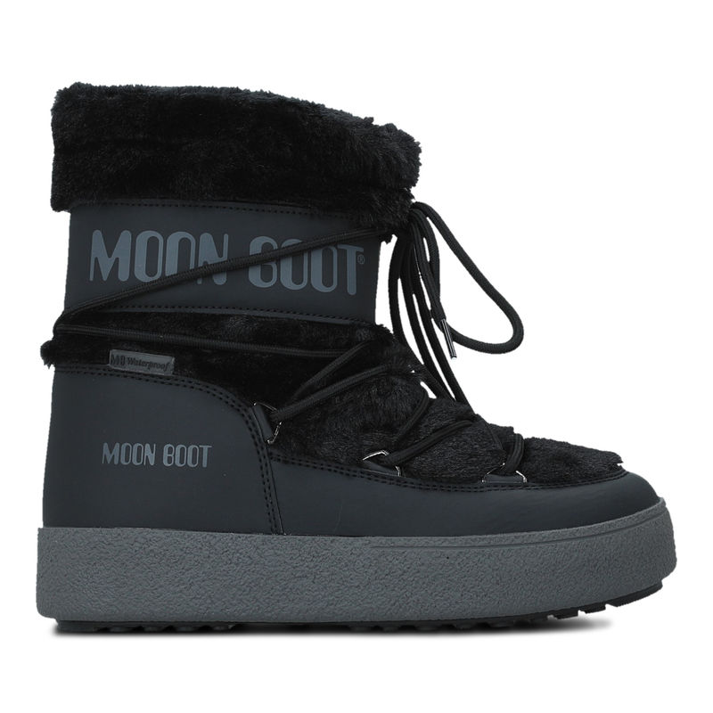 Ženske čizme Moon Boot Track faux fur wp black