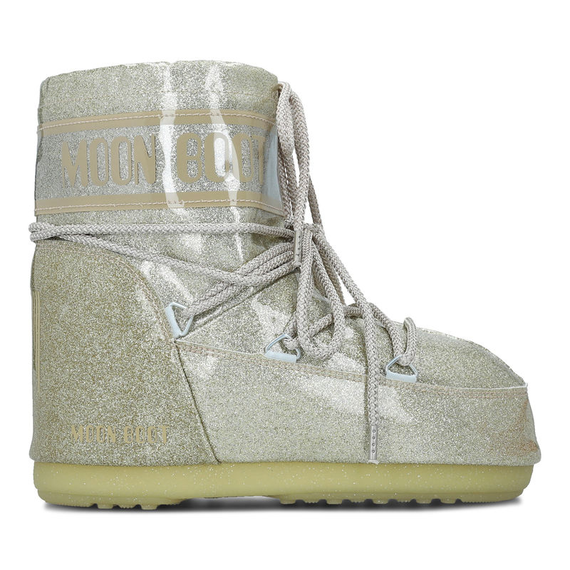 Ženske čizme Moon Boot Icon low glitter gold