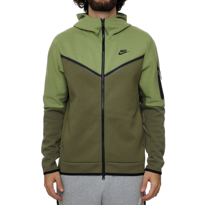 Muški duks Nike M NSW TCH FLC HOODIE FZ WR