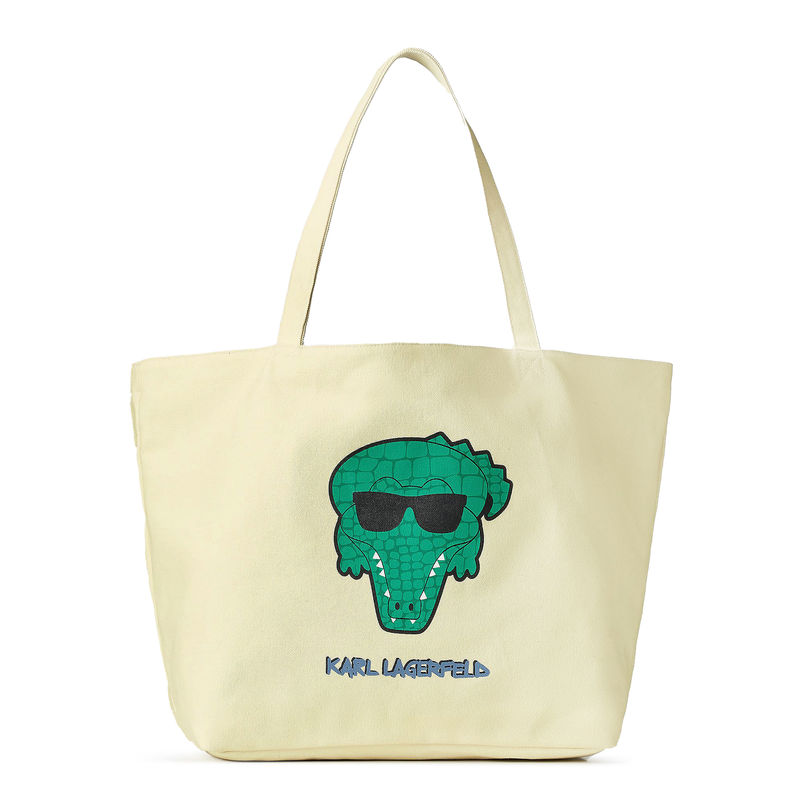 Ženska torba Karl Lagerfeld K/KARLIMALS CANV TOTE ALLIGATR