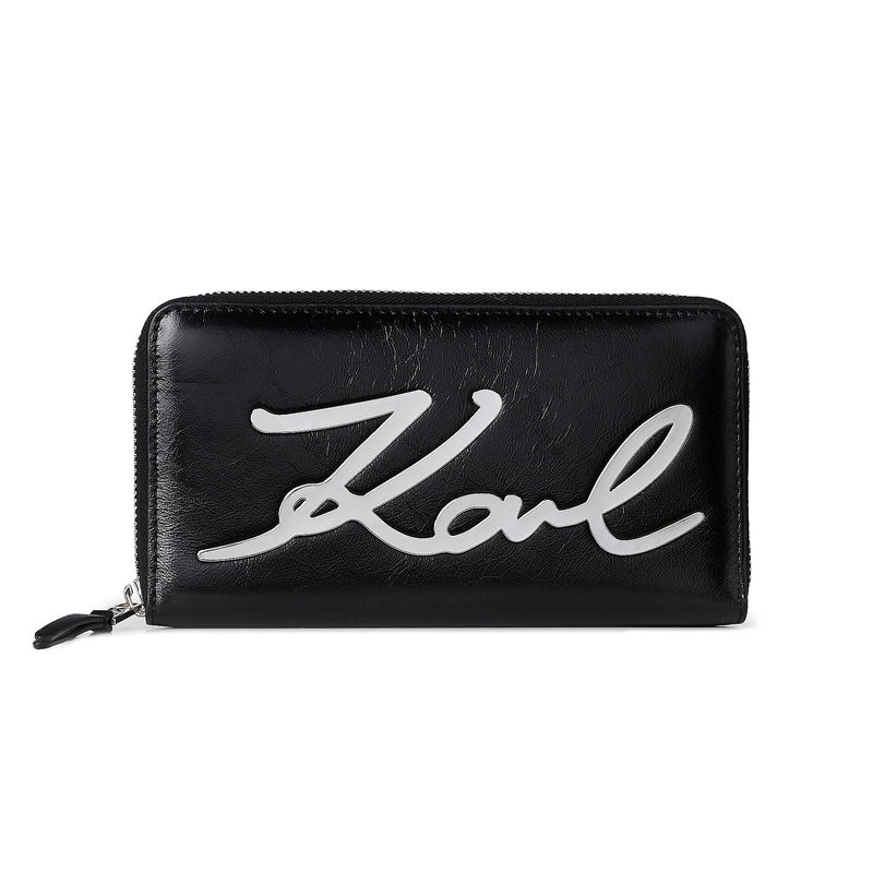 Ženski novčanik Karl Lagerfeld K/SIGNATURE SOFT CONT ZIP WLT