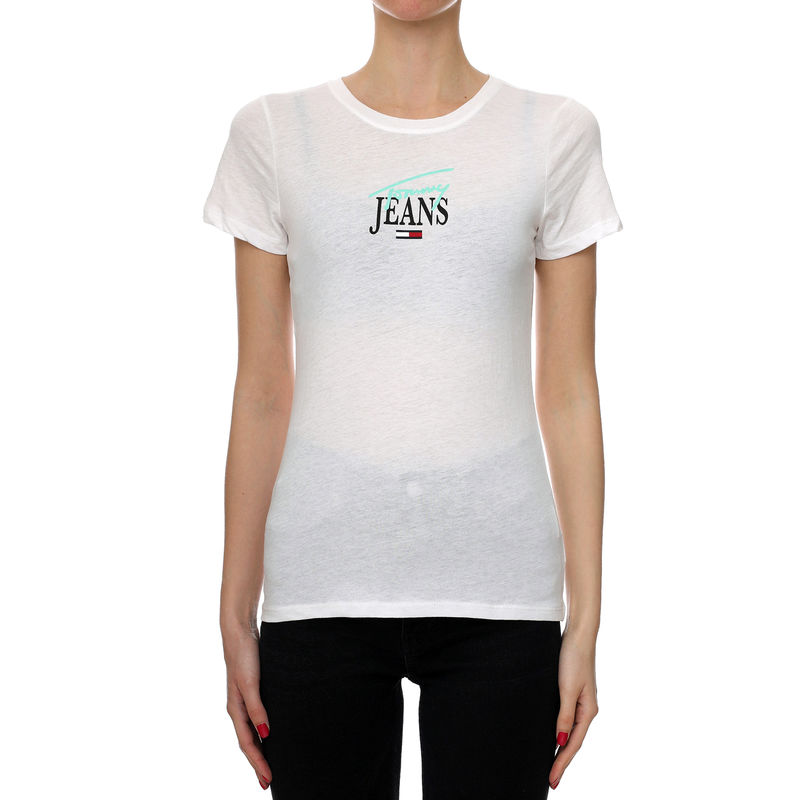 Ženska majica Tommy Hilfiger SKINNY ESSENTIAL LOGO 1 SS YBR