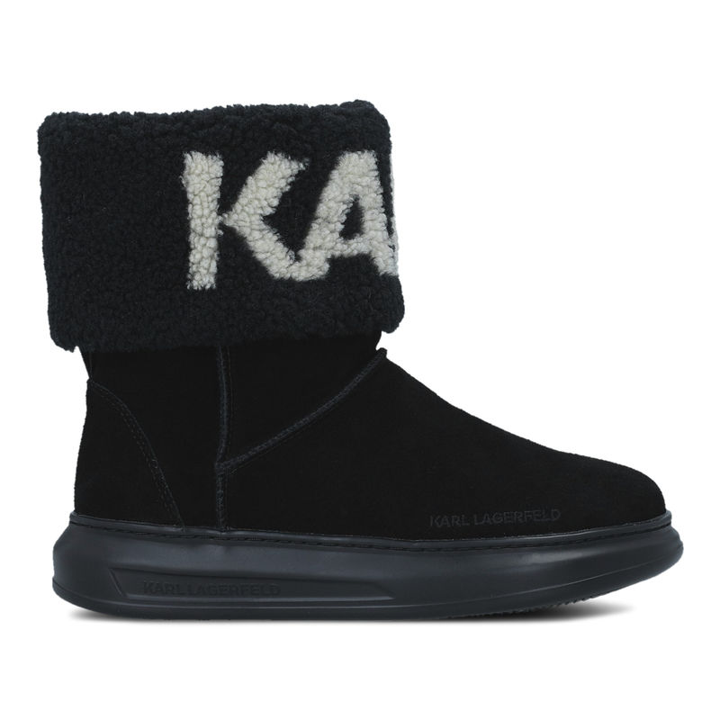 Ženske čizme Karl Lagerfeld Kapri Kosi Karl Logo Ankle Boot