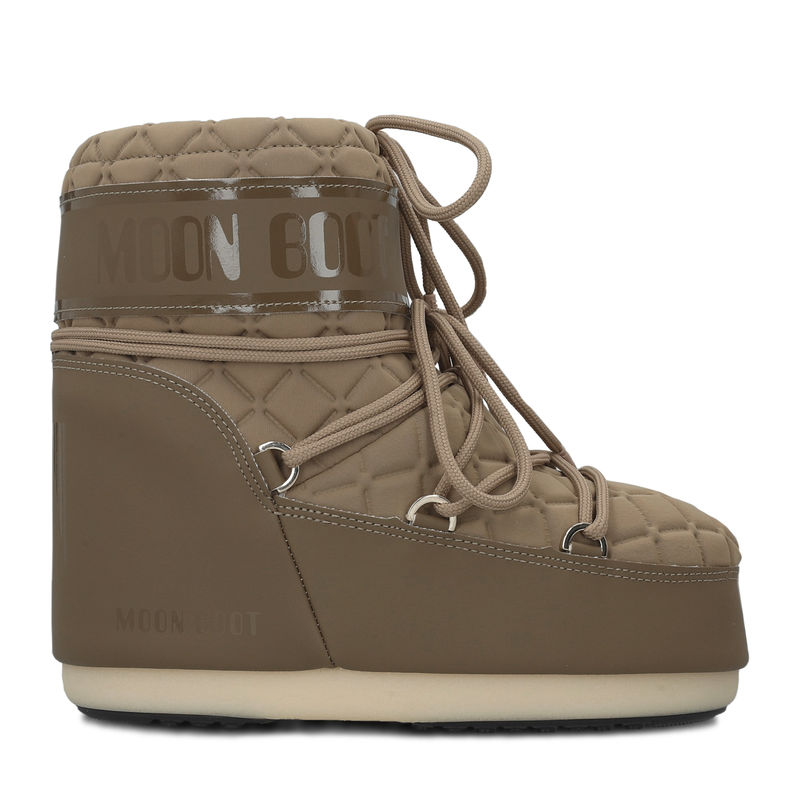 Ženske čizme Moon Boot Icon low quilt caramel