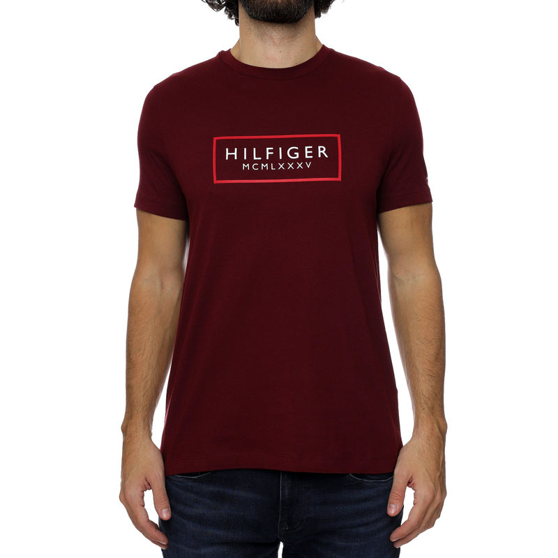 Muška majica Tommy Hilfiger BOX OUTLINE HILFIGER TEE