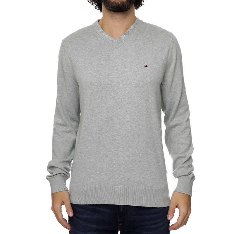 Muški džemper Tommy Hilfiger PIMA ORG CTN CASHMERE V NECK