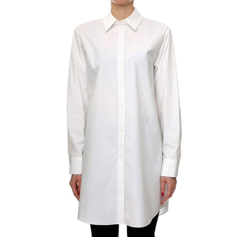 Ženska košulja Karl Lagerfeld IKONIK RHINSTONE POPLIN TUNIC