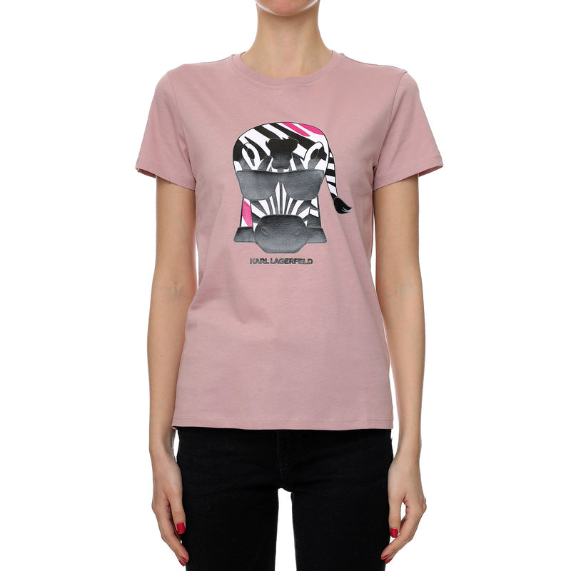 Ženska majica Karl Lagerfeld BIG IKONIK ANIMAL T-SHIRT