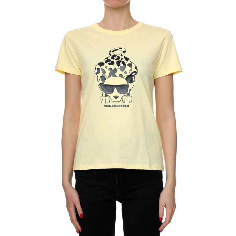 Ženska majica Karl Lagerfeld BIG IKONIK ANIMAL T-SHIRT