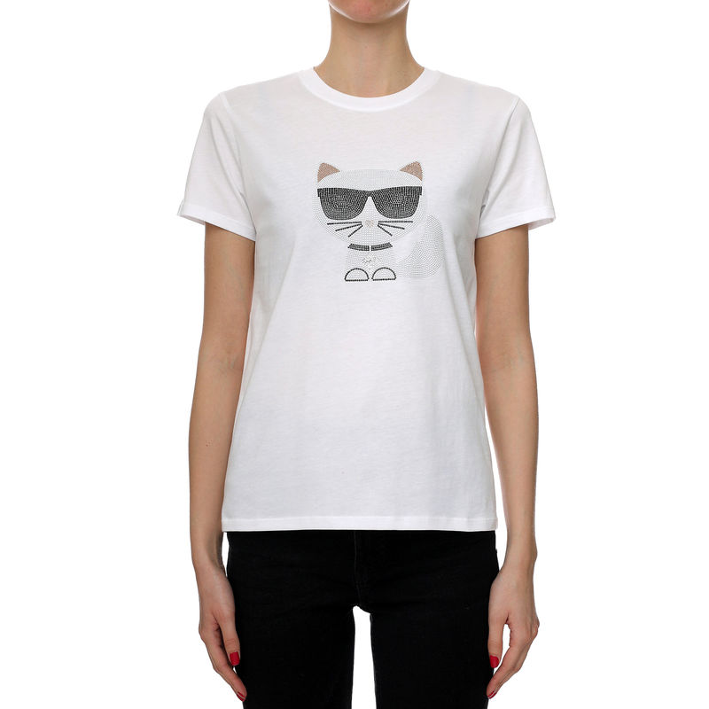 Ženska majica Karl Lagerfeld IKONIK CHOUPETTE RS T-SHIRT